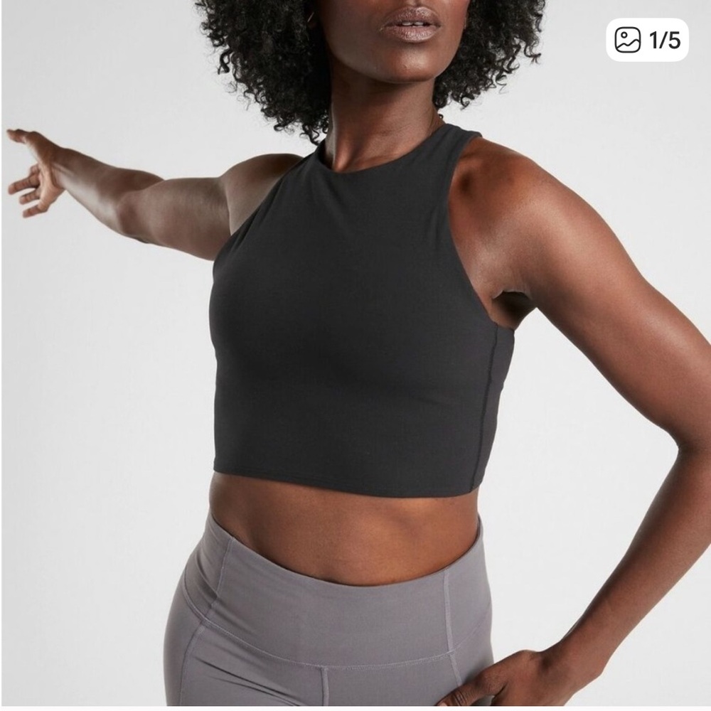 Athleta Conscious Crop Black size medium
